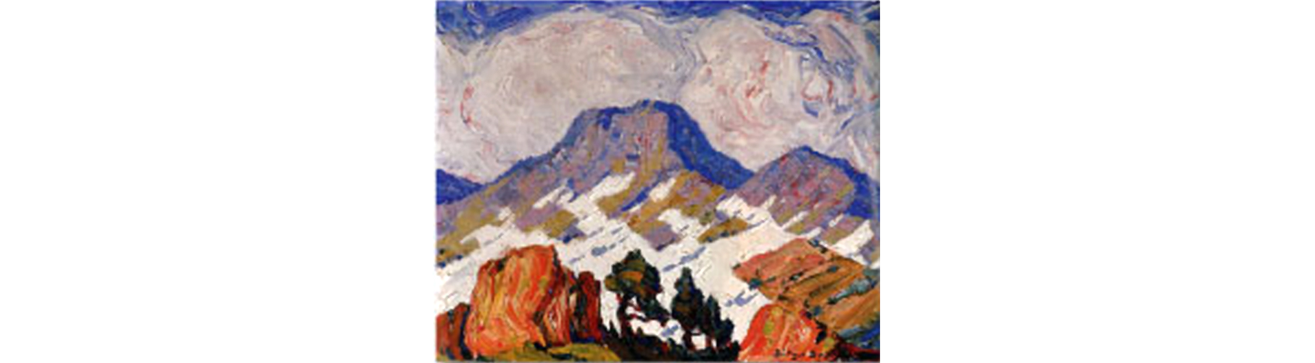 Birger Sandzén landscape painting from the Moffett Collection