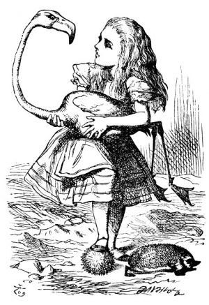 Original Drawing of Alice in Wonderland