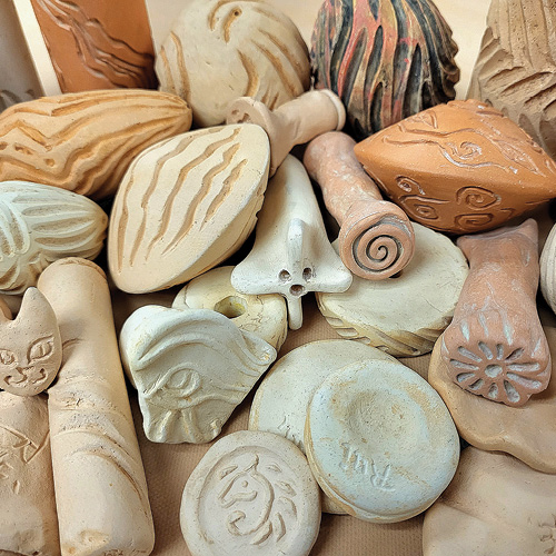 clay stamps