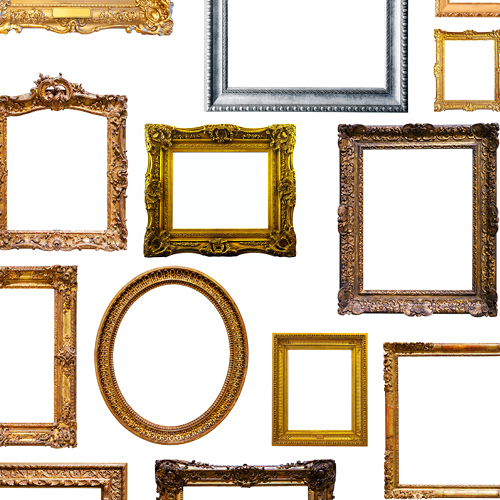 frames in various styles