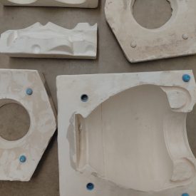 A series of molds for Van Briggle pottery